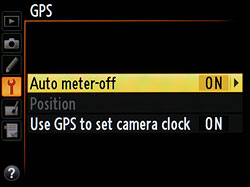Nikon D800 Auto ISO menu