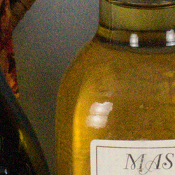 100% crop from Nikon D810 test image taken at ISO 6400