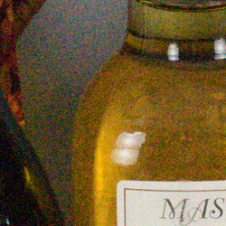 100% crop from Nikon D810 test image taken at ISO 12800
