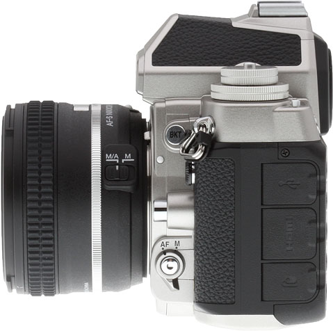 Nikon DF Review -- Left view