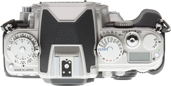 Nikon DF Review -- Top view