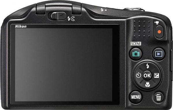 Nikon L620 Preview -- Rear view