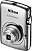 Front side of Nikon S01 digital camera