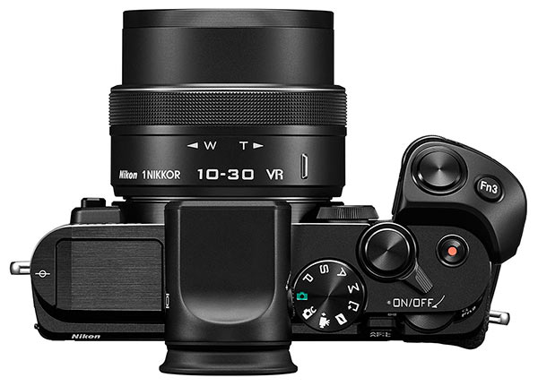 Nikon V3 Review -- top view