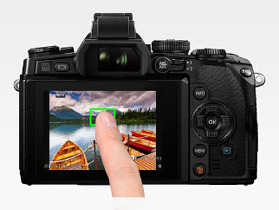 Olympus OM-D E-M1 review -- Touch control