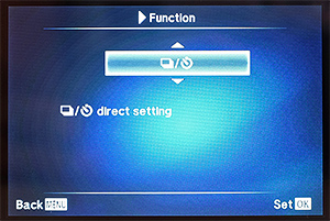 Olympus E-M10 II Review - menus