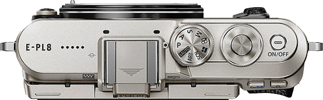 Olympus E-PL8 - Front Quarter view