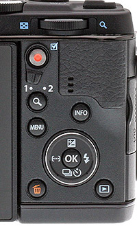 Olympus E-P5 Review - Rear controls