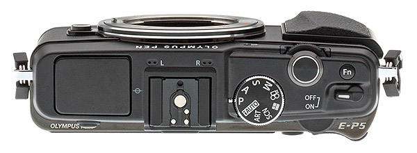 Olympus E-P5 Review - Top view 