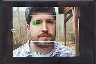 Olympus Stylus 1 review - eye priority focus