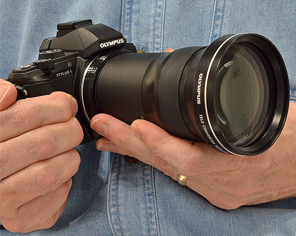Olympus Stylus 1 Revew --  Optional Teleconverter
