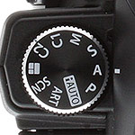 Olympus Stylus 1 Review -- mode dial