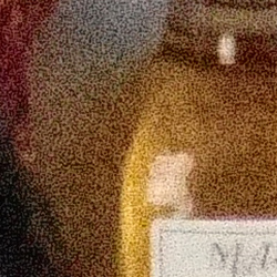 100% crop from Olympus TG-5 test image taken at ISO 6400