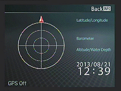 Olympus TG-2 -- menus