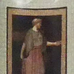 100% crop from Panasonic FZ300 test image taken at ISO 3200