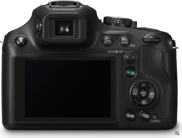 Panasonic FZ70 review -- Back view