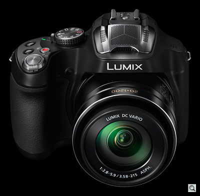 Panasonic FZ70 review -- Front Top view
