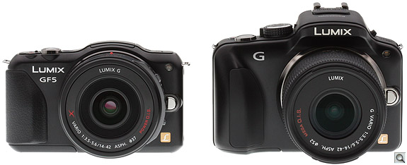Panasonic GF5 vs G3