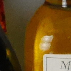 100% crop from Panasonic GF7 test image taken at ISO 3200