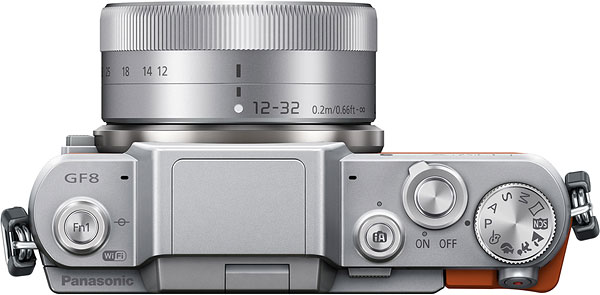 Panasonic GF8 Review -- Top view