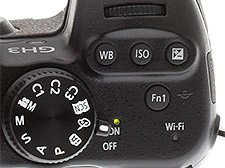Panasonic GH3 review -- Top deck controls