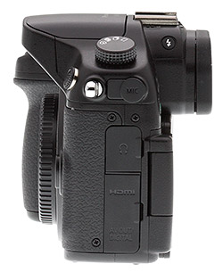 Panasonic GH3 review -- Side view
