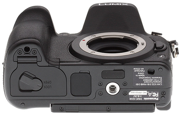 Panasonic GH4 Review -- Bottom view