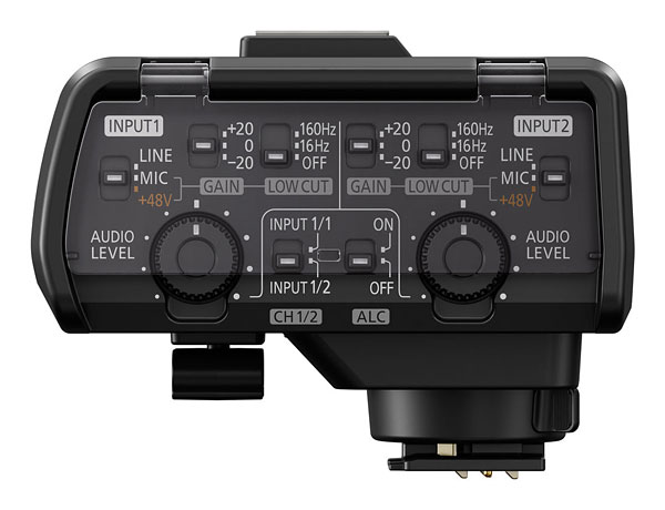 Panasonic GH5 review -- Optional XLR microphone adapter
