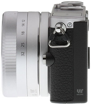Panasonic GM1 Review --  Keft side with lens retracted