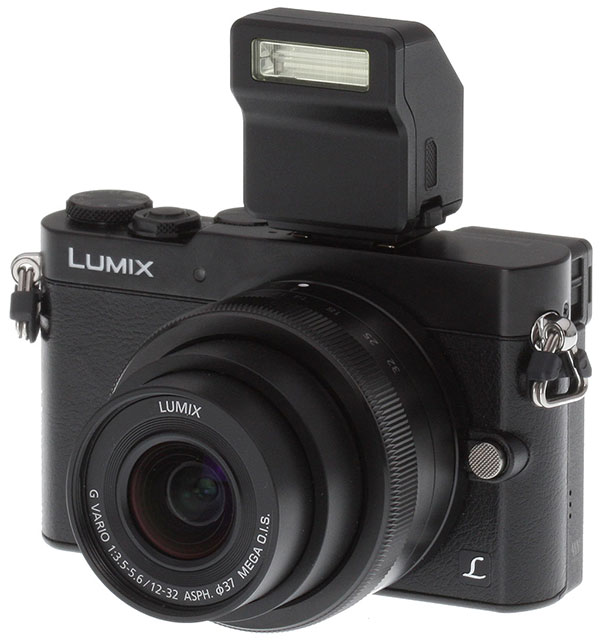 Panasonic GM5 Review -- with bundled flash frpmt right view