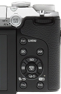 Panasonic GH3 review -- Rear controls