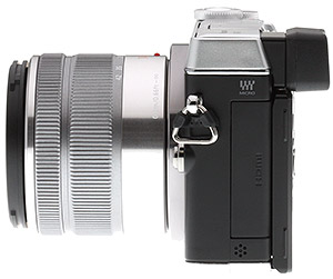 Panasonic GX7 review -- Side view