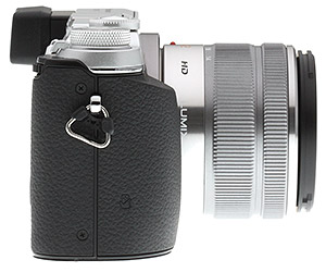 Panasonic GX7 review -- Three quarter view