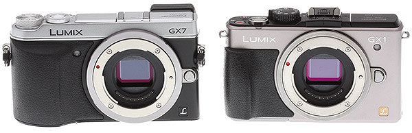 Panasonic GX7 review -- Comparison with GX1