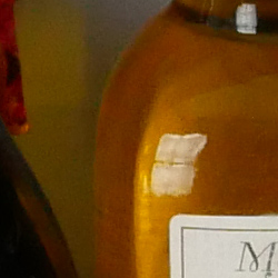 100% crop from Panasonic GX850 test image taken at ISO 1600
