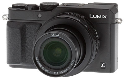 Panasonic LX100 Review -- Front three-quarter view