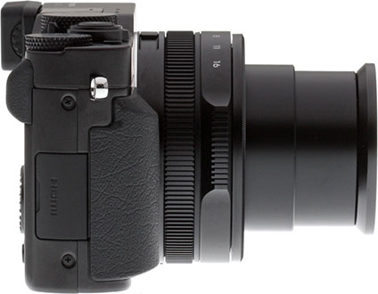 Panasonic LX100 review -- Right view