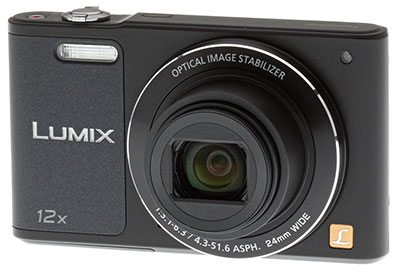 Panasonic SZ10 Review -- Front right three-quarter view