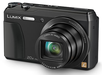 Panasonic ZS35 Review - front quarter view