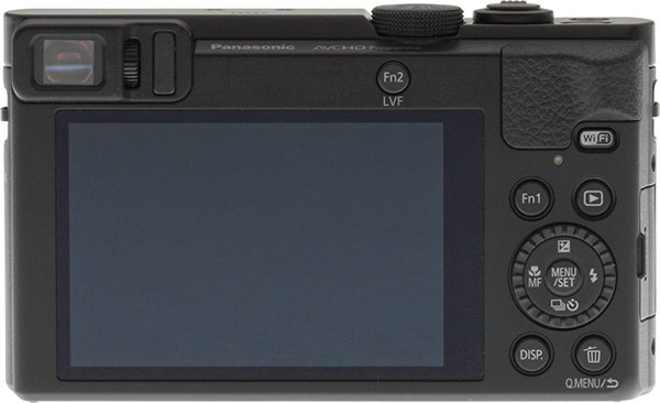 Panasonic ZS50 Review -- Rear view