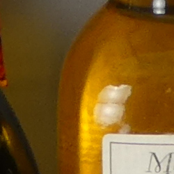 100% crop from Panasonic ZS60 test image taken at ISO 80