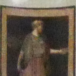 100% crop from Panasonic ZS60 test image taken at ISO 3200