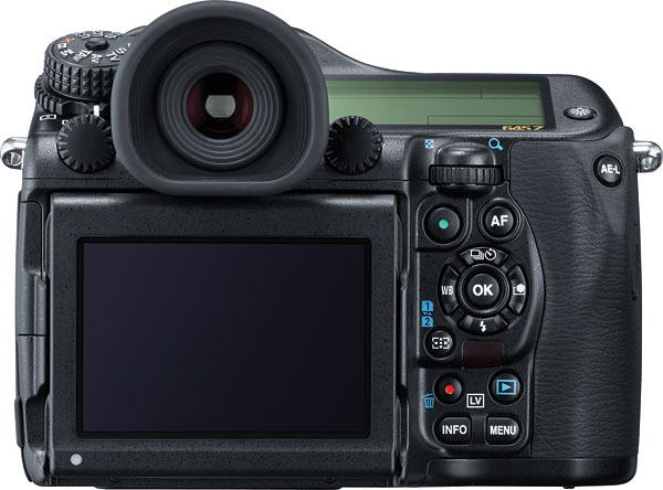 Pentax 645Z review -- Rear view