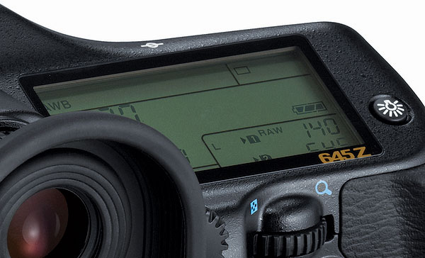 Pentax 645Z review -- Info LCD