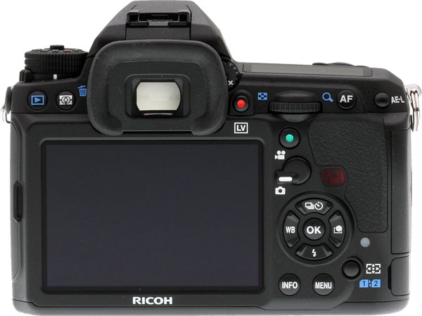 Pentax K-3 review -- Rear view