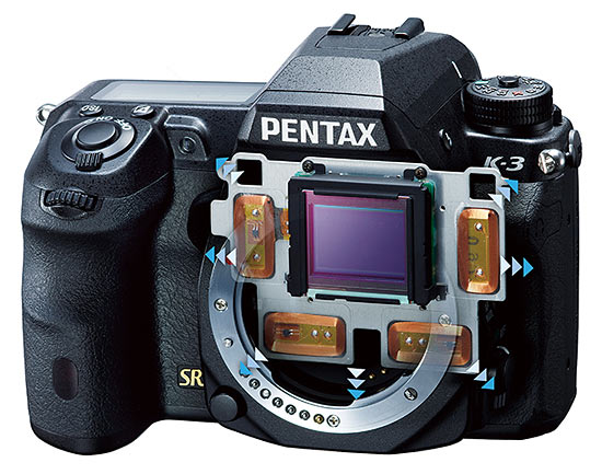 Pentax K-3 review - SR system illustration