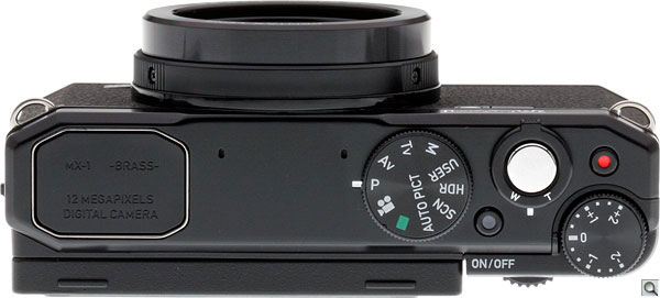 Pentax MX-1 Review --  Top
