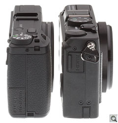 Ricoh GR review -- Versus the Coolpix A, from the side
