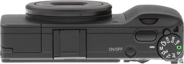 Ricoh GR review -- Top view