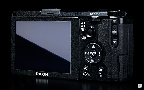 Ricoh GR review -- Rear quarter view